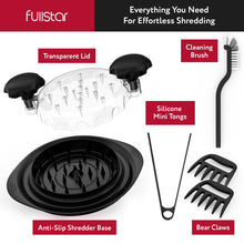 Load image into Gallery viewer, Chicken Shredder Tool Twist Set - Meat &amp; Chicken Breast Shredding Tool, Pork Shredder, Large Food Slicer (Black)