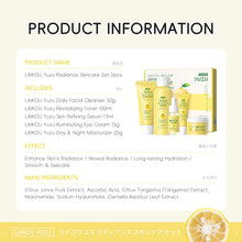 Load image into Gallery viewer, Skin Care Set, Gifts for Women, Skin Care Routine Kit for Women, Skincare Gift Set with YUZU Cleanser, Toner, Serum, Eye Cream, Face Cream Mother&#39;s Day Christmas Birthday Daughter Wife