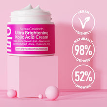 Load image into Gallery viewer, SeoulCeuticals Korean Kojic Acid Cream Dark Spot Remover + Glycolic Acid + Niacinamide + Cica + HA Moisturizer - Cruelty Free K Beauty Skincare 2oz