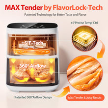 Load image into Gallery viewer, Air Fryer, Beelicious 8-in-1 Smart Compact 4QT Air Fryers, Shake Reminder,450°F Digital Airfryer with Flavor-Lock Tech,Tempered Glass Display, Dishwasher-Safe &amp; Nonstick, Fit for 1-3 People, Avo Green