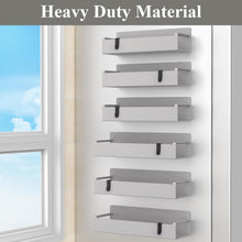 Load image into Gallery viewer, 6 Pack Magnetic Spice Rack Organizer for Refrigerator and Oven, Light Grey Fridge Organizers and Storage for Kitchen