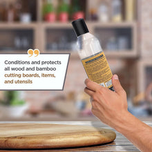 Load image into Gallery viewer, Food Grade Mineral Oil for Wood Cutting Board - Gallon (128oz) Countertops &amp; Butcher Block Oil Conditioner - Food Safe Mineral Oil for Bamboo, Teak, Utensils and Wood Surfaces by Bambüsi