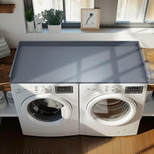 Load image into Gallery viewer, Washer Dryer Countertop, 27.5&quot; x 54&quot; Bamboo Washer and Dryer Countertop for Laundry Room Organization(Retro Brown)