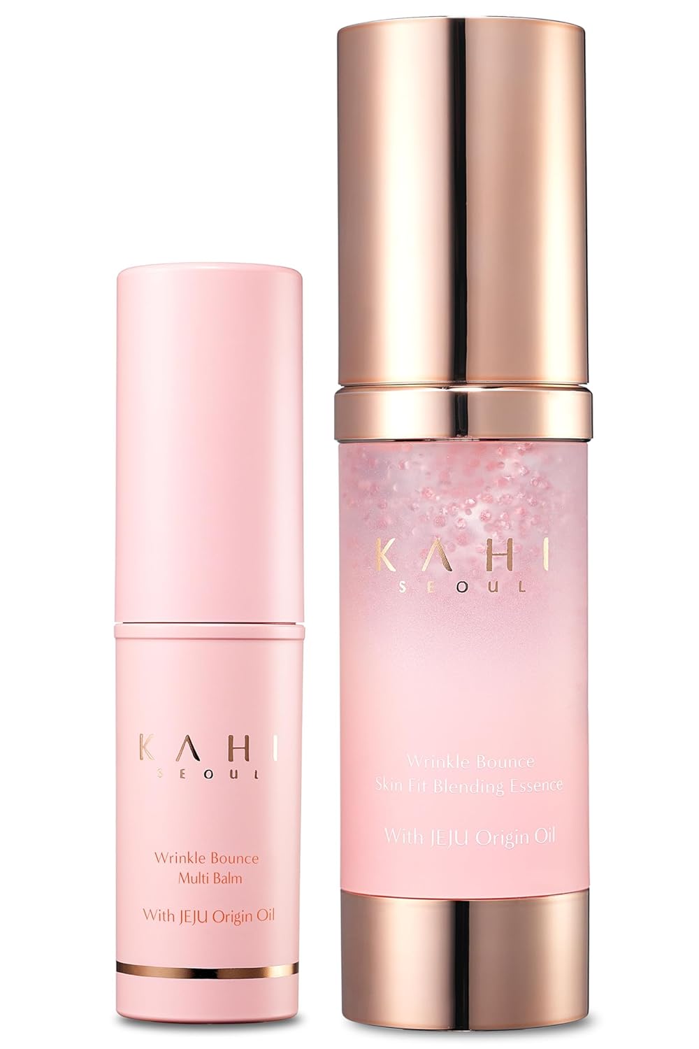 KAHI Multi Balm Max Daily Moisturizer for Face (0.30 fl oz) + Skin Fit Blending Korean Essence (1.01 fl oz) All-in-One Hydrating Lip Balm Eye Cream Neck Cream Make Up Base & Face Mist Moisture Balm St