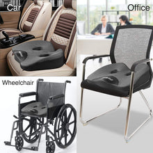 Load image into Gallery viewer, LOUTYTUO Seat Cushion Pillow,100% Memory Foam and Washable Cover,for Office Chair,Car Seat and Wheelchair,Tailbone &amp; Sciatica &amp; Back Pain Relief