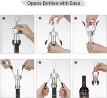 Load image into Gallery viewer, Can Opener Wine Opener Wing Corkscrew Bottle Opener