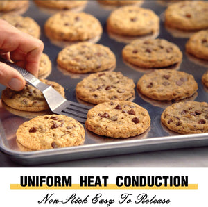 Commercial Quality Baking Sheet Pan Set, Natural Aluminum Cookie Sheet, Mixing Bowls with Airtight Lids Set,