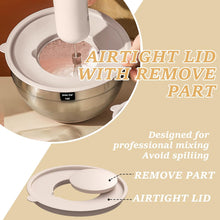 Load image into Gallery viewer, Umite Chef Kitchen Cooking Utensils Set Mixing Bowls with Airtight Lids Set with Grater Attachments
