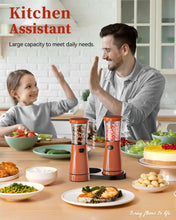 Load image into Gallery viewer, Electric Salt and Pepper Grinder Set with Storage Base, Stainless Steel Rechargeable Salt and Pepper Grinder Set with 4.5 oz Large Capacity, 1.8&quot; Wide Mouth, Adjustable Coarseness, Ideal for Kitchen