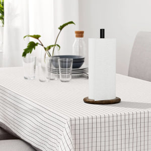 Silver Paper Towel Holder Free-Standing, Premium Stainless Steel Paper Rolls Organizer, Classic Fashion Kitchen Roll Dispenser