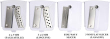 Load image into Gallery viewer, Pack of 4 Premium Blades for Brieftons 5-Blade Spiralizer (BR-5B-02), Brieftons 7-Blade Spiralizer, and Brieftons 10-Blade Spiralizer