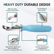 Load image into Gallery viewer, Beneno Heavy Duty Ice Cream Scoop - Upgraded Anti-Fracture Design, Comfortable Grip Long Handle, Effortless Scooping &amp; Dishwasher Safe, Black
