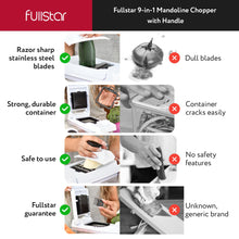 Load image into Gallery viewer, Vegetable Chopper &amp; Mandoline Slicer for Kitchen - Food Chopper with Container, Cheese Grater, Home Essentials &amp; Kitchen Gadgets (Lite - 9 in 1)