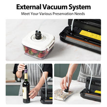 Load image into Gallery viewer, Vacuum Sealer Machine, with Starter Kit and 2-Year Warranty, Beelicious Automatic Air Sealing for Food Storage, Build-in Cutter, Moist Mode, EXT-VAC