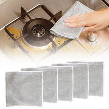 Load image into Gallery viewer, Multipurpose Wire Dishwashing Rags, 2024 New Metal Wire Dishwashing Cloths Towels Scrubs Cleans, Premium Scrubbing Wire Dishwashing Rags Non-Scratch Wire Dishcloth for Dishes, Sinks(5)