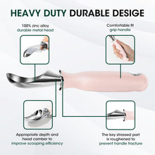 Load image into Gallery viewer, Beneno Heavy Duty Ice Cream Scoop - Upgraded Anti-Fracture Design, Comfortable Grip Long Handle, Effortless Scooping &amp; Dishwasher Safe, Black