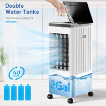 Load image into Gallery viewer, 3-IN-1 Portable Air Conditioners, Evaporative Air Cooler with 4 Ice Packs, 3 Speeds &amp; 4H Timer, 2-Gal Tank for 40H Cooling, No Window/Hose Needed Swamp Cooler, Remote Control AC for Room/Home/Office