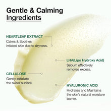 Load image into Gallery viewer, ANUA Heartleaf LHA Moisture Peeling Gel, Gentle Exfoliation, Hydrating Facial Peel, Pore Care, Dead Skin Removal, Natural Cellulose for Soothing, Vegan, Korean Skin Care (120ml/4.05 fl.oz.)