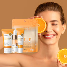 Load image into Gallery viewer, Skin Care Set Vitamin C Women Beauty Gift Sets Skin Care Kit with Cleanser, Toner, Serum, Eye Cream, Face Cream Travel Kit for Women Teen Girls Mom Daughter Birthday TSA-friendly Sizes 5pcs