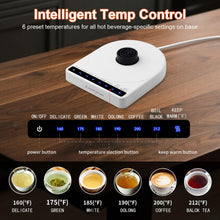 Load image into Gallery viewer, Ultrathin Food Grade Silicone Travel Foldable Electric Kettle Variable Temperature Control with Dual Voltage, Auto Shutoff &amp; Boil Dry Protection &amp; Keep Warm, 555ML 110-220V US Plug (Black)