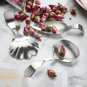 Stainless Steel Tea Scoop Coffee Scoop Measuring Tea Tea Shovel Mini Tasting for Seasoning Oil Coffee Tea Sugar