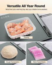 Load image into Gallery viewer, Electric Warming Tray - Full Surface Heating,Rollable &amp; Portable,Premium Silicone Nano-Material,3 Temperature Settings,Auto Shut-Off -Versatile Food Warmer for Gatherings,Parties,Everyday Use