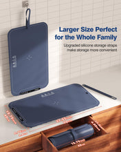 Load image into Gallery viewer, BW450 Dark Gray Food Warming Mat Bundle with BW701 Dark Blue Electric Warming Tray