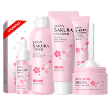 Load image into Gallery viewer, Skin Care Set, Skin Care Routine Kit for Women, Teen Face Care Kit Girls, Skincare Gift Set with Cleanser, Toner, Serum, Eye Cream, Face Cream 5pcs Mother&#39;s Day Christmas Birthday Daughter Wife