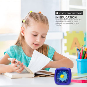 Secura 60-Minute Visual Timer, Silent Study Timer for Kids and Adults, Time Clocks, Time Management Countdown Timer for Teaching (Pink)