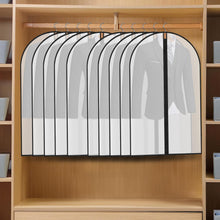 Load image into Gallery viewer, Garment Bags Cover for Hanging Clothes Gowns, 23.6’’×39.1’’,5 Pack Black