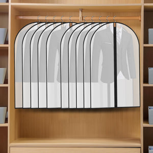 Garment Bags Cover for Hanging Clothes Gowns, 23.6’’×39.1’’,5 Pack Black