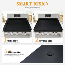 Load image into Gallery viewer, Noodle Board Stove Cover with Handles for Electric, Gas Stove Top (Acacia Wood)