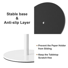 Load image into Gallery viewer, Silver Paper Towel Holder Free-Standing, Premium Stainless Steel Paper Rolls Organizer, Classic Fashion Kitchen Roll Dispenser