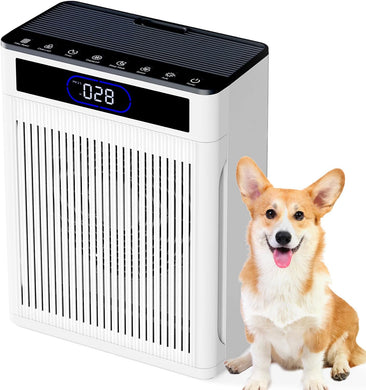 Air Purifiers for Home Large Room Up to 2000 Ft², HEPA Air purifier for Home Pets with Filter, Auto Mode, Timer, PM 2.5 Display Air Quality Sensor Air Cleaner for Bedroom, Dorm room, Pets, Office