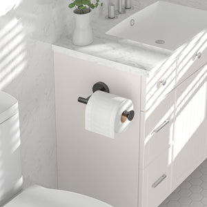 niffgaff 2 Paper Holder: Wall-Mounted & Stand, Stainless Steel Toilet Paper Holder