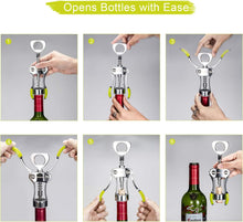Load image into Gallery viewer, Can Opener Wine Opener Wing Corkscrew Bottle Opener
