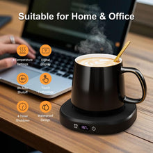 Load image into Gallery viewer, Coffee Mug Warmer &amp; Luxury Marbling Mug Set, Electric Cup Warmer with Auto Shut Off, 4 Temperature Setting Smart Beverage Warmer, 8-Hours Auto Shut Off, Best Gifts for Birthday Christmas