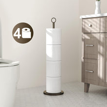Load image into Gallery viewer, Toilet Paper Holder Stand(with Reserve Function), Free-Standing Spare Rolls Storage Holder, Stainless Steel