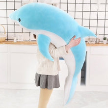 Load image into Gallery viewer, Plush Dolphin Pillow Toy, 11.8 Inches Marine Animal Stuffed Doll for K
