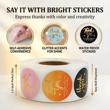 Load image into Gallery viewer, CCOCC 1.5 Inch Thank You Stickers | 800 Thank You Stickers | Self-Adhe