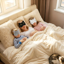 Load image into Gallery viewer, TELOLY 2Pcs Sleep Mask,Soft Relaxation Kids Sleep Mask,Comfortable Eye