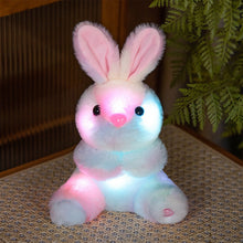 Load image into Gallery viewer, Glow Bunny Plush Toy Night Light Stuffed Animal with Adjustable Bright