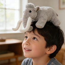 Load image into Gallery viewer, Woolly Mammoth Plush Toy,Realistic Dinosaur Toy,Soft Stuffed Animal,Ki