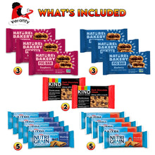 Load image into Gallery viewer, Veratify - Healthy Mixed Snack Box &amp; Snacks Gift Variety Basket - Perfect for Men, Women, Adults, Office, School, College, Work - Variety Assortment Gift Basket - (Gift Care Package 66 Count)