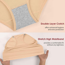Load image into Gallery viewer, Womens Underwear Full Coverage Panties for Ladies Soft Breathable Cotton Briefs High Waisted Hipster