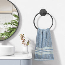 Load image into Gallery viewer, Nickel Brushed Bathroom Towel Ring - SUS304 Stainless Steel Bathroom Towel Rack, Susswiff Adhesive Wall Mounted Hand Towels Holder, Towel Hanger for Bathroom Organizer, Kitchen Storage