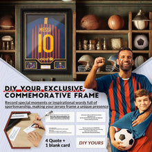 Load image into Gallery viewer, upDec Jersey Frame Display Case, Large Clear Acrylic Shadow Box with UV Protection for Basketball Baseball Football Soccer Hockey Shirts, Hockey Puck Display Case Acrylic Clear Holder with Wood Base