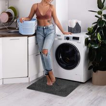 Load image into Gallery viewer, Secura Bathroom Rugs, 47 x 28 Inches, Extra Soft &amp; Thick, Absorbent Water Bath Mat, Machine Washable Non-Slip Bath Mats for Bathroom, Shower, and Tub, Home Decor Accessories (Gray)