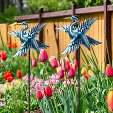 Load image into Gallery viewer, WONDER GARDEN Wind Spinners Outdoor - 2 Pack Small Metal Flamingo Wind Spinner Windmill, Wind Sculpture for Yard Patio Lawn Decor