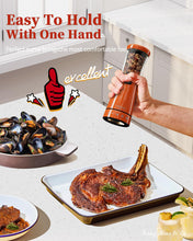 Load image into Gallery viewer, Electric Salt and Pepper Grinder, Stainless Steel Rechargeable Salt and Pepper Grinder Set with 4.5 oz Large Capacity, 1.8&quot; Wide Mouth, Adjustable Coarseness, Ideal for Kitchen